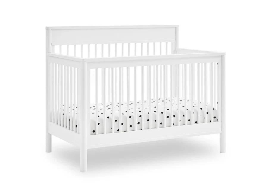 Delta Children Remy Convertible Crib W131150-130 Bianca White at Zubaidas