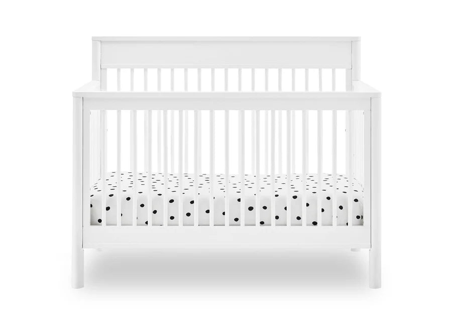 Delta Children Remy Convertible Crib W131150-130 Bianca White at Zubaidas Best Online Baby Store in Pakistan