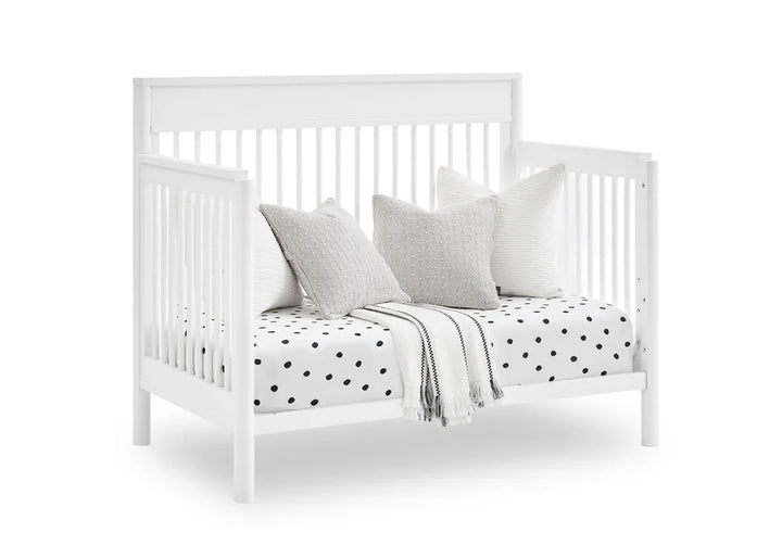 Delta Children Remy Convertible Crib W131150-130 Bianca White at Zubaidas No 1 Baby Store in Pakistan