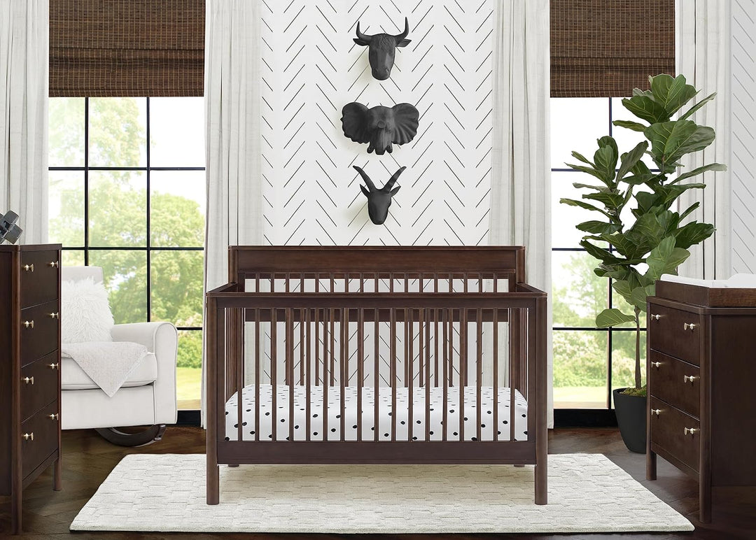 Delta Children Remy Convertible Crib W131150-1324 Walnut Espresso at Zubaidas Pakistan