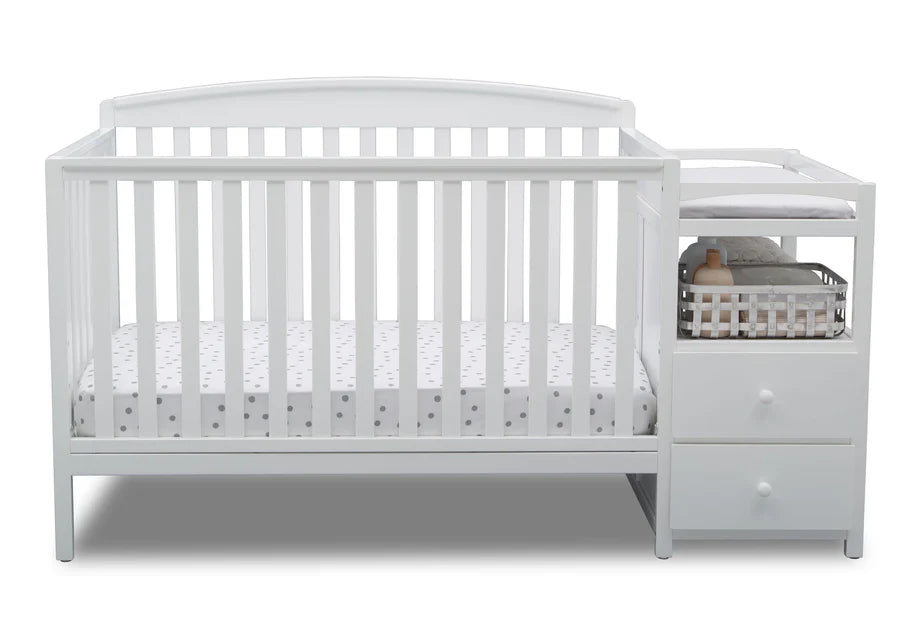 Delta Children Royal Convertible Crib and Changer 74804-100 White at Zubaidas Online Pakistan