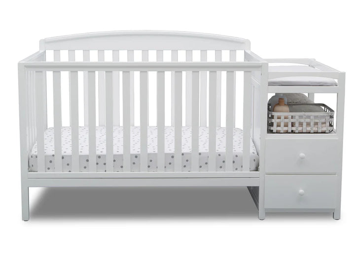 Delta Children Royal Convertible Crib and Changer 74804-100 White at Zubaidas Online Pakistan