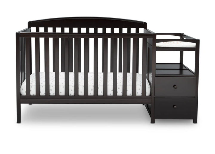 Delta Children Royal Convertible Crib and Changer 74804-207 Dark Chocolate at Zubaidas Best Online Baby Store in Pakistan