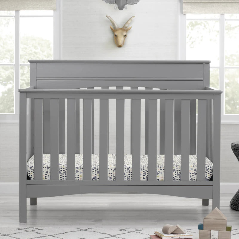 Delta Children Skylar Convertible Crib 558150-026 Grey at Zubaidas Best Online Baby Shop in Pakistan