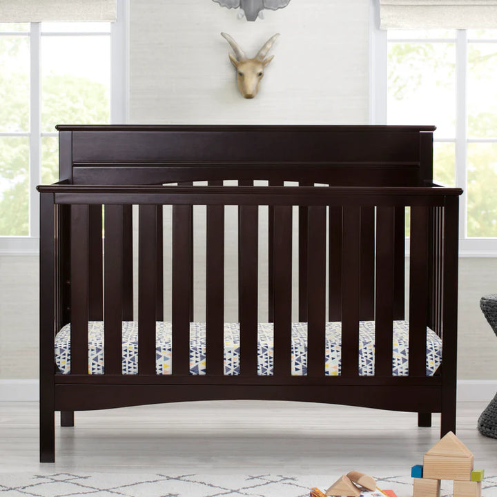 Delta Children Skylar Convertible Crib 558150-207 Dark Chocolate at Zubaidas Best Online Baby Shop in Pakistan