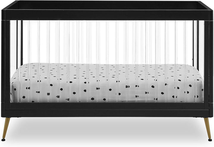 Delta Children Sloane Acrylic Convertible Crib W133130-1413 Black at Zubaidas - Zubaidas Official™