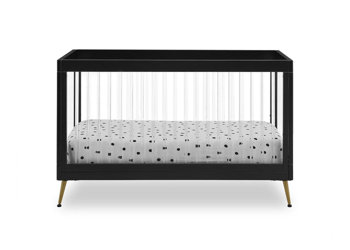 Delta Children Sloane Acrylic Convertible Crib W133130-1500 Ebony with Melted Bronze at Zubaidas # 1 Baby Store in Pakistan