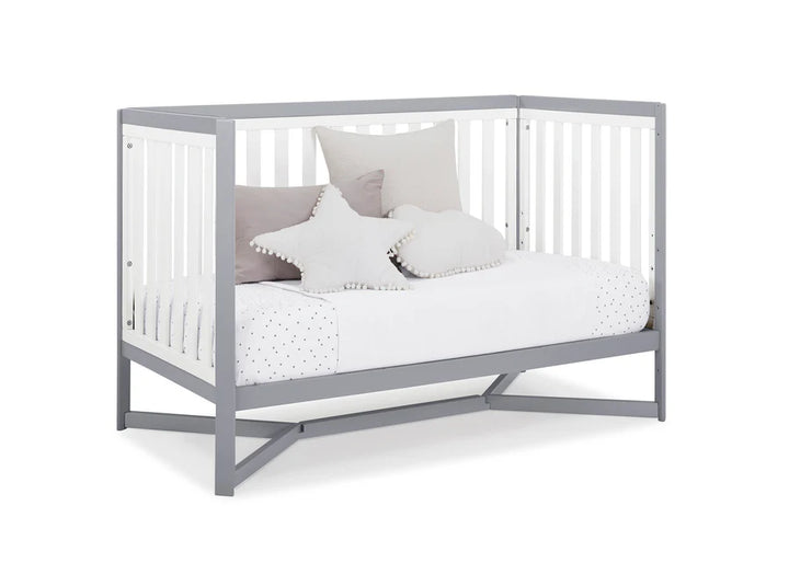 Delta Children Tribeca Convertible Crib 6792-027 White with Grey at Zubaidas Best Baby Store in Pakistan