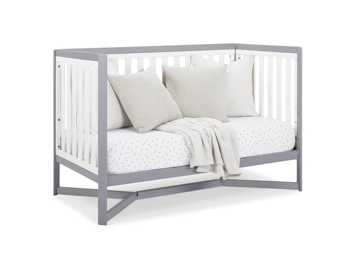 Delta Children Tribeca Convertible Crib 6792-027 White with Grey at Zubaidas Best Baby Shop in Pakistan