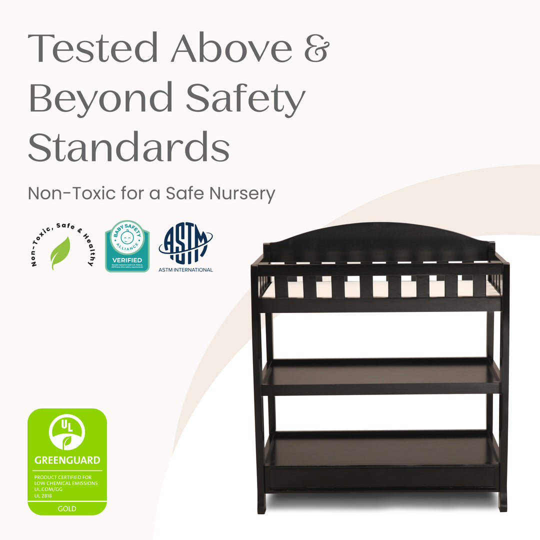 Delta Children Wilmington Changing Table 7530-0011 Ebony at Zubaidas Online Pakistan