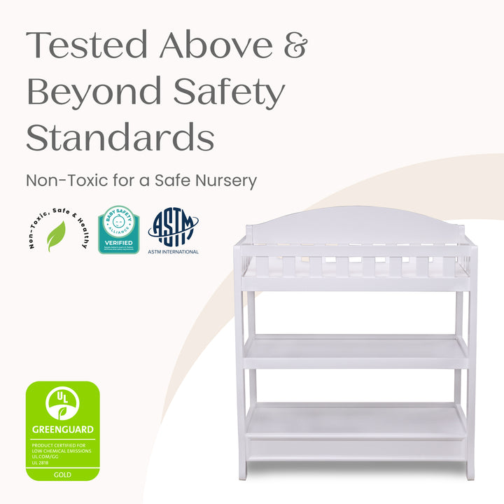 Delta Children Wilmington Changing Table 7530-100 White at Zubaidas Online Pakistan