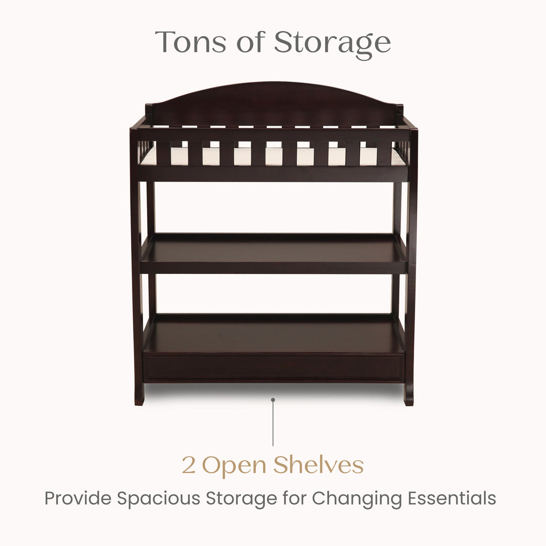 Delta Children Wilmington Changing Table 7530-207 Dark Chocolate at Zubaidas Best Online Baby Store in Pakistan