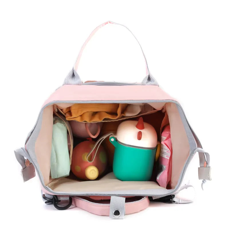 Diaper Bag Multi-Functional Teddy Bear Pink at Zubaidas Best Online Baby and Kids Shop in Pakistan