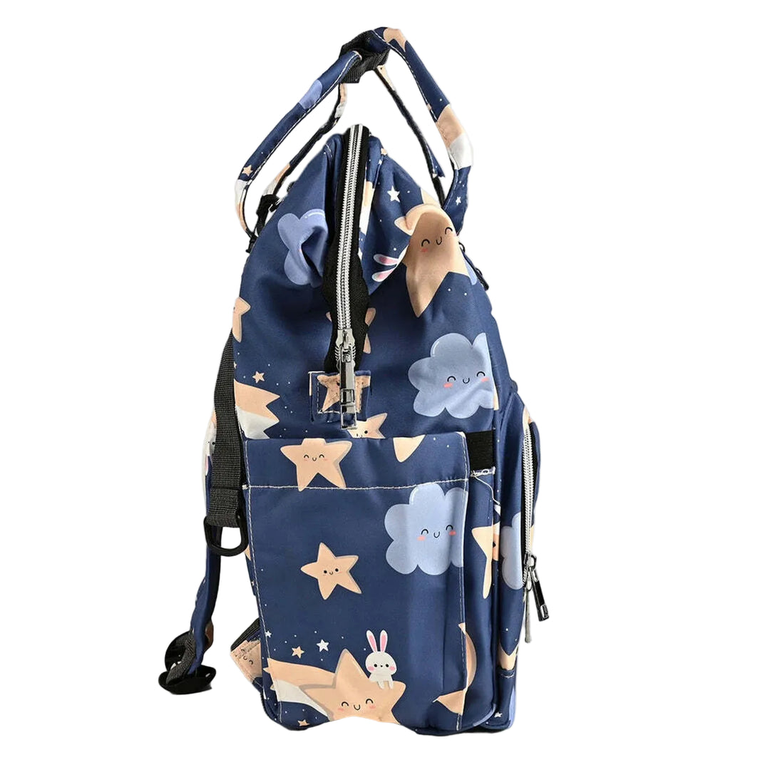 Diaper Bag Multi-Functional Printed Night Sky Navy Blue at Zubaidas Official Pakistan