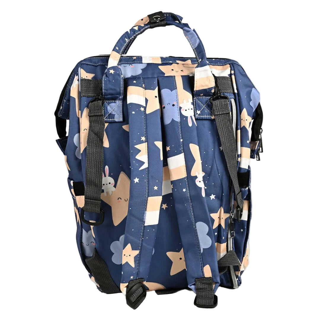 Diaper Bag Multi-Functional Printed Night Sky Navy Blue at Zubaidas Online Pakistan