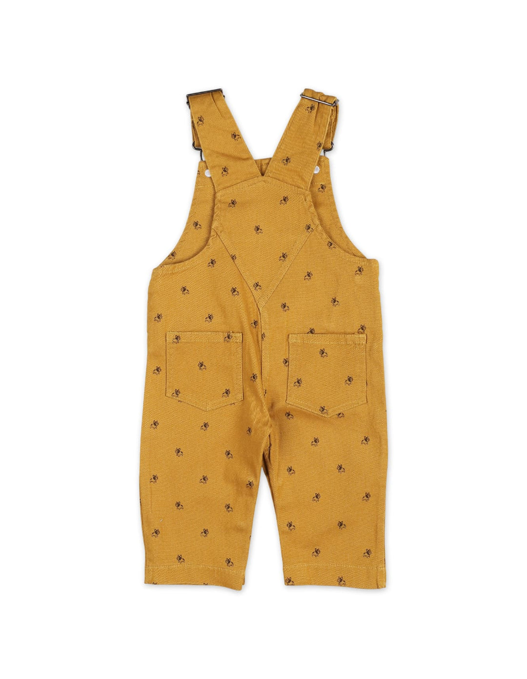 Dungaree Winter Suit Sets Bambies Little Pup Mustard at Zubaidas - Pakistan's No. 1 and most trusted baby and kids store serving Pakistani Parents for over 50 years