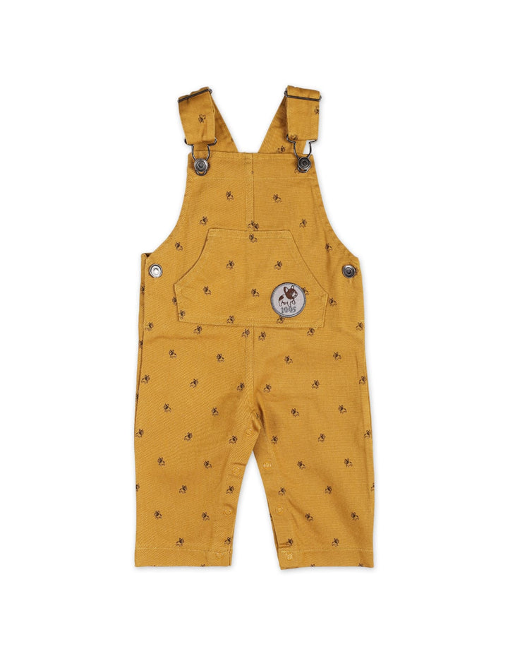 Dungaree Winter Suit Sets Bambies Little Pup Mustard at Zubaidas - Pakistan's No. 1 and most trusted baby and kids store for over 50 years