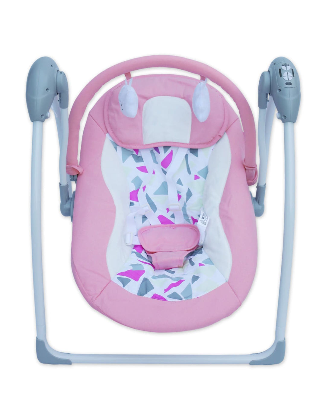 Electric Baby Swings Chairs in Pink for Newborns and Young Infants Bambies BM-SW-004 at Zubaidas