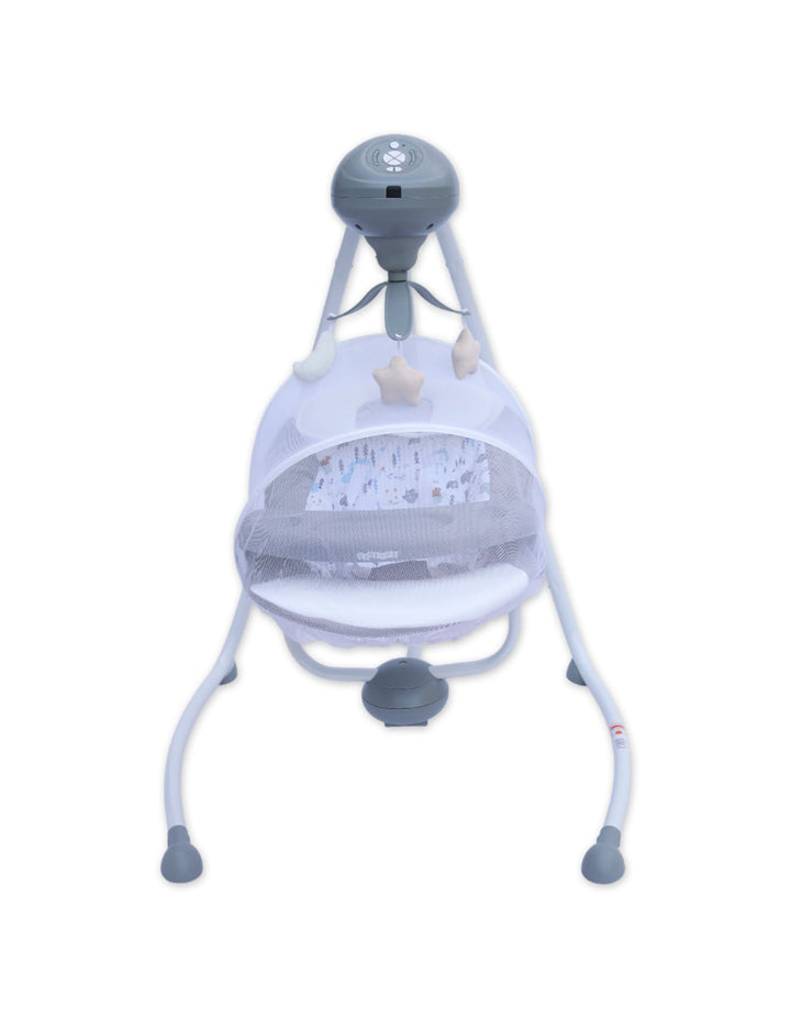 Electric Baby Swing Chair Bambies Grey BM-SW-006 at Zubaidas Official