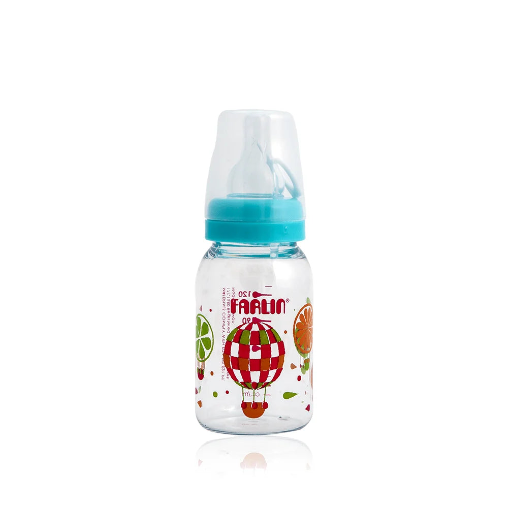 Farlin Pastel Feeding Bottle 4 Oz Blue - NF-868 at Zubaidas