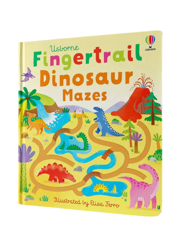 Fingertrail Dinosaur Mazes Board Book at Zubaidas