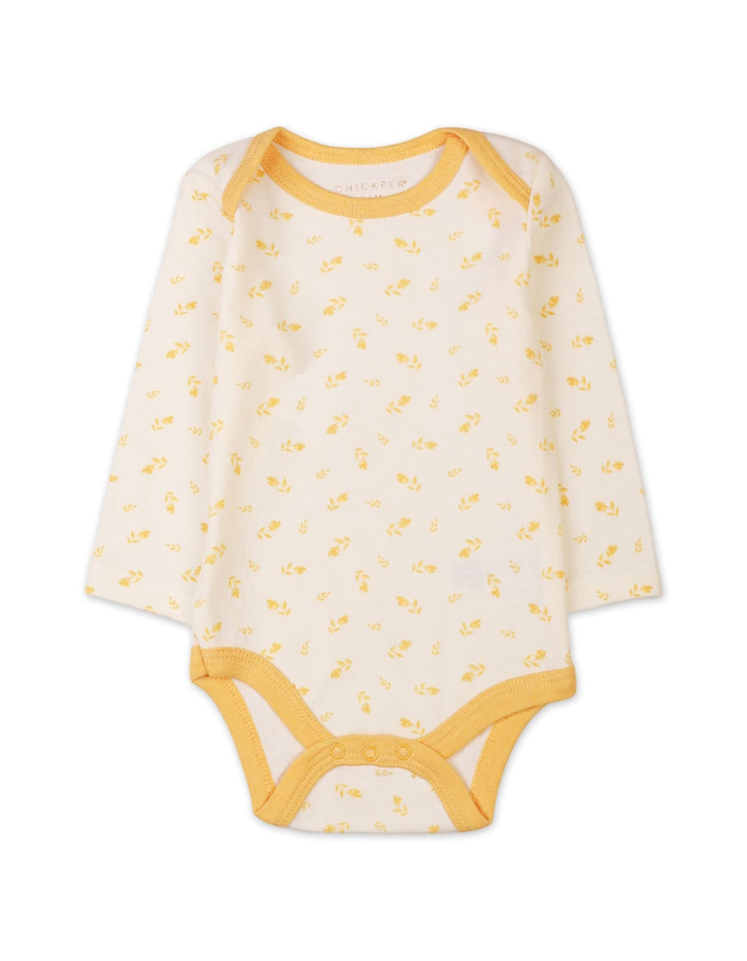 Floral Yellow Baby Girls Winter Suit Sets Bambies Long Sleeves at Zubaidas Official Pakistan