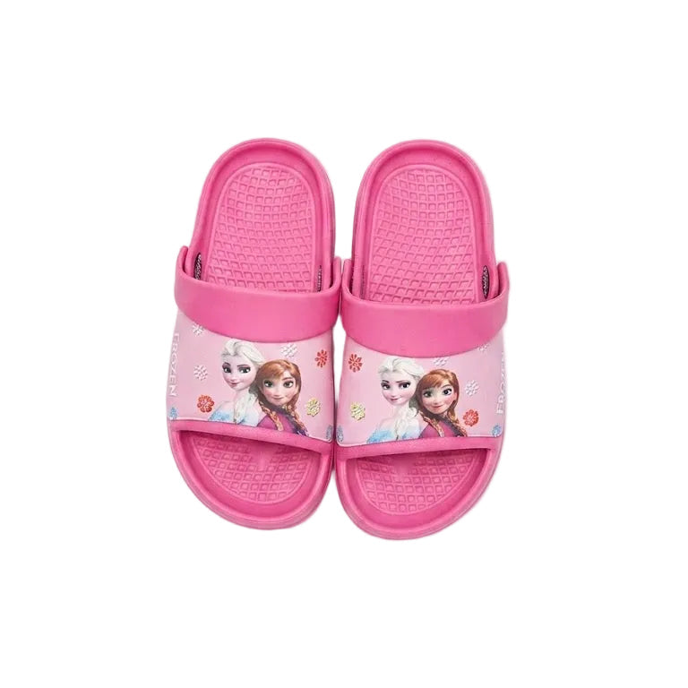 Girl Casual Sliders Frozen Pink at Zubaidas