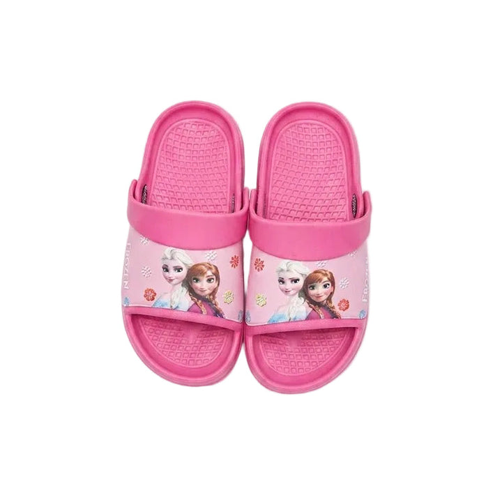 Girl Casual Sliders Frozen Pink at Zubaidas