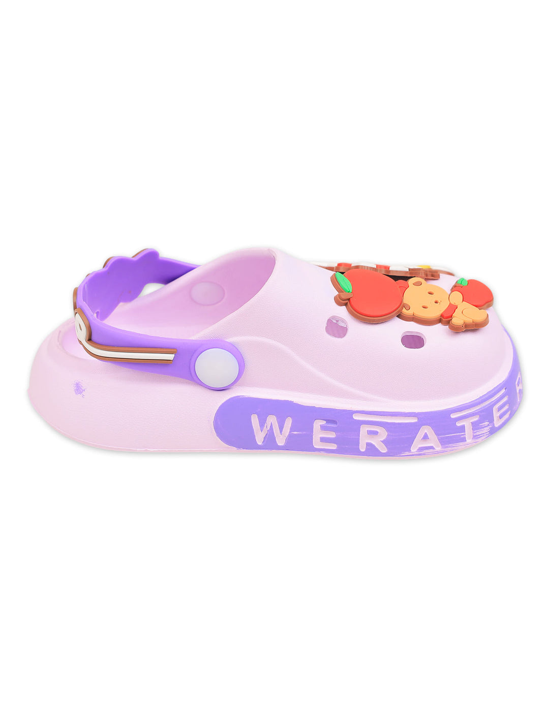 Girl Crocs with Hello Kitty and Teddy Bear Charms Purple at Zubaidas Online Pakistan