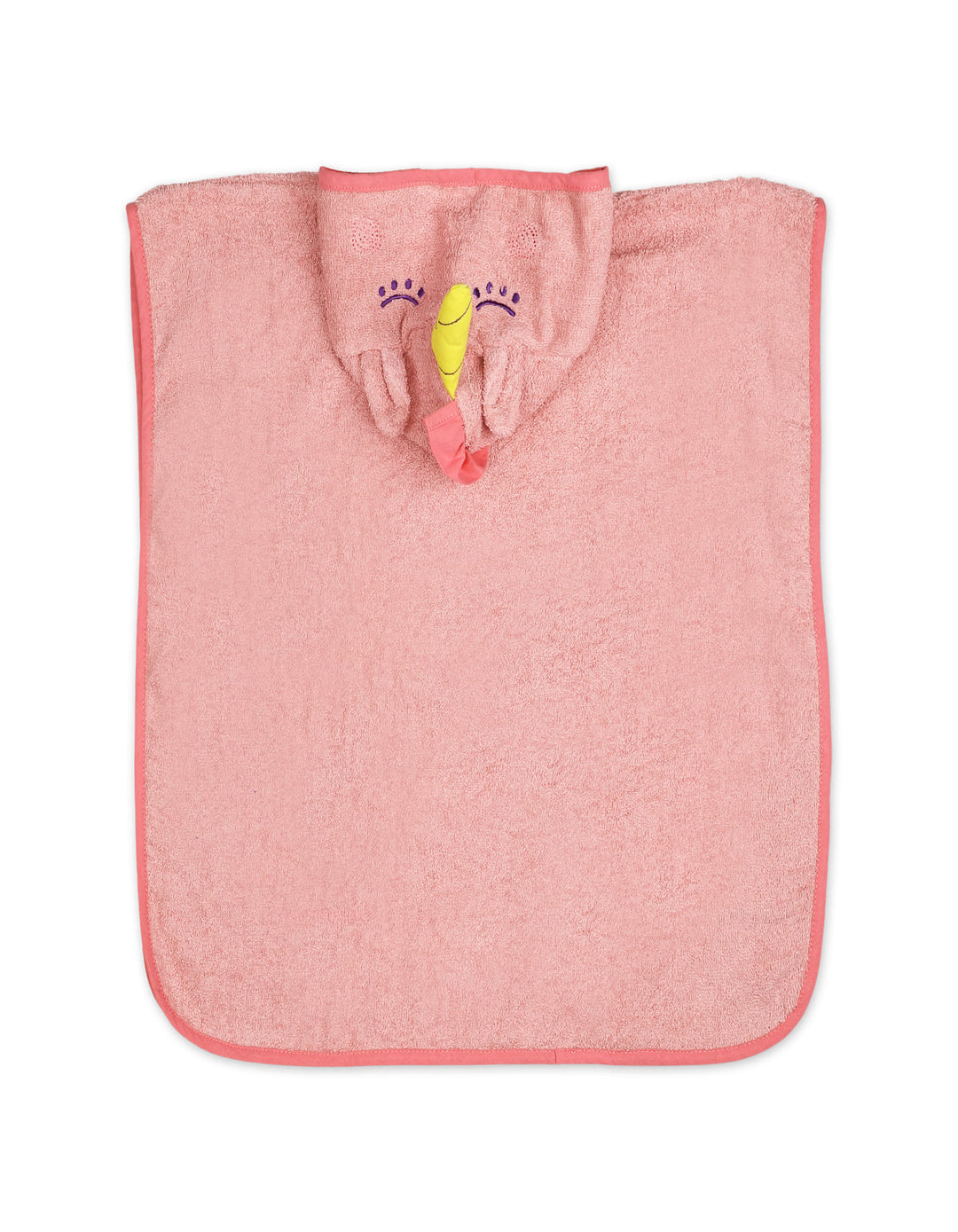 Girl Hooded Bath Towel Poncho Unicorn Pink at Zubaidas Online Pakistan