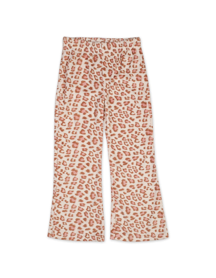 Girl Leopard Print Winter Dress Sets Bambies Cream and Brown at Zubaidas Online Store