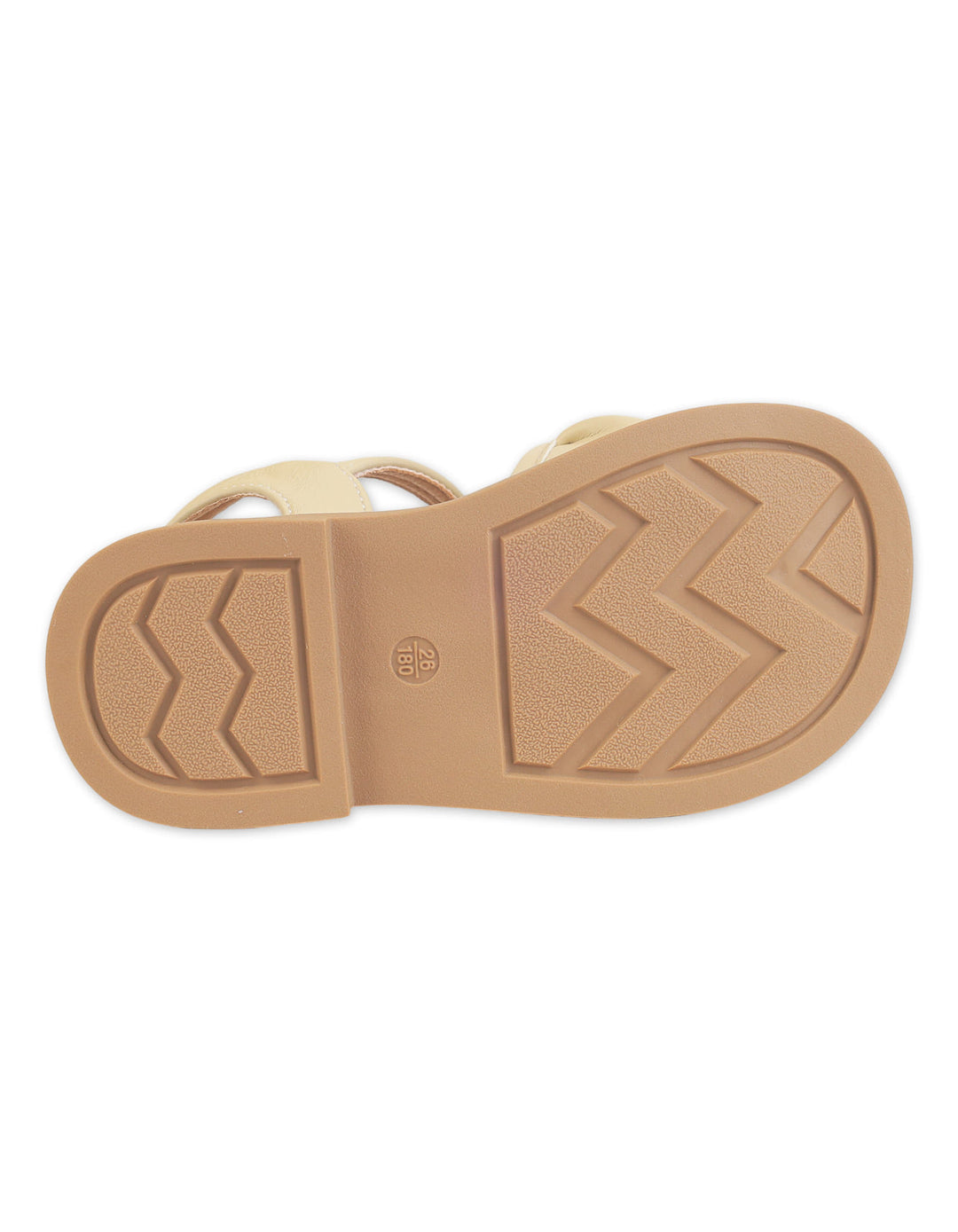 Girl Sandals Pearl Ruffle Beige at Zubaidas Best Online Baby Store in Pakistan