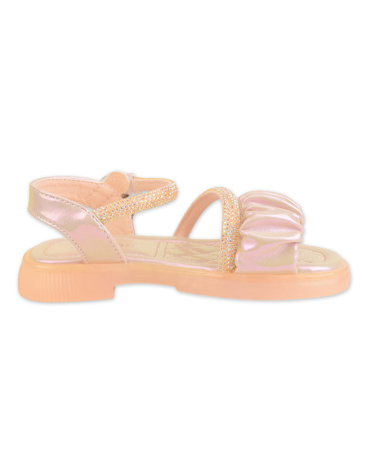Girl Sandals Ruffle Shimmer Purple at Zubaidas Online Pakistan