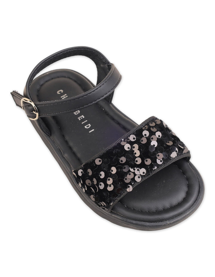 Girl Sandals Sequin Black at Zubaidas Official Pakistan
