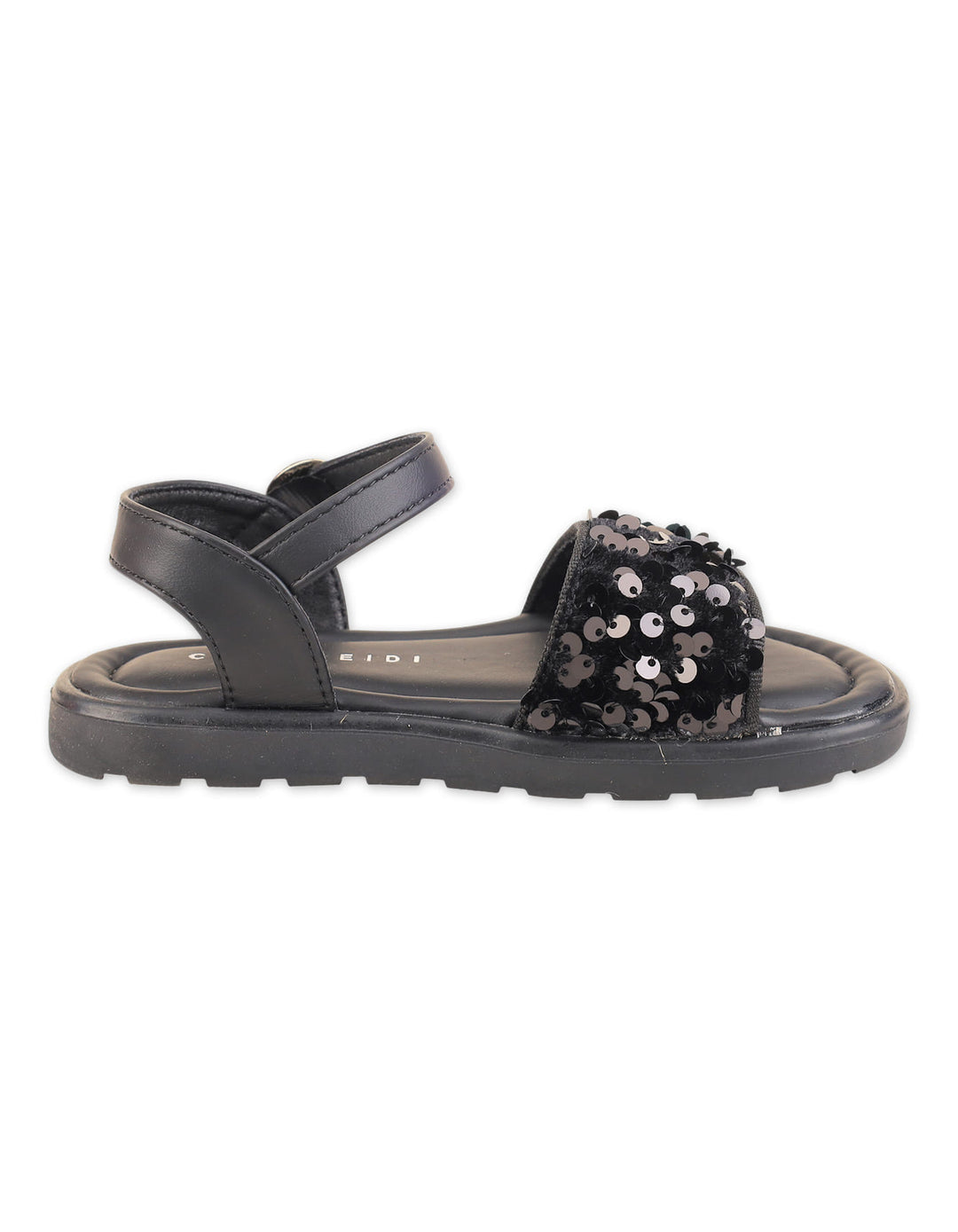 Girl Sandals Sequin Black at Zubaidas Online Pakistan
