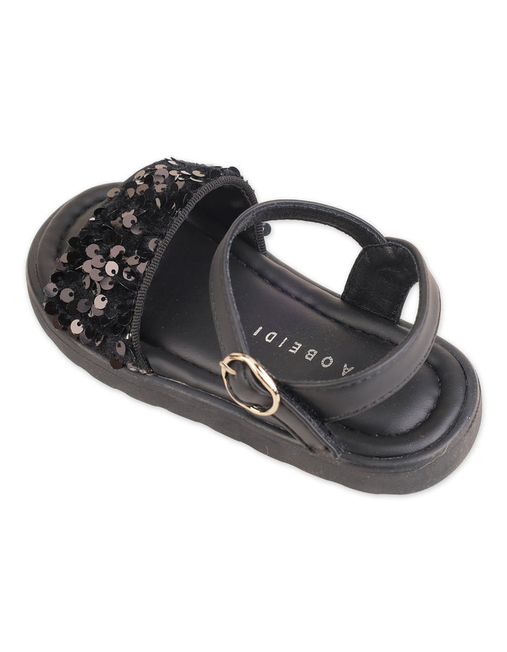 Girl Sandals Sequin Black at at Zubaidas Best Online Baby Store in Pakistan