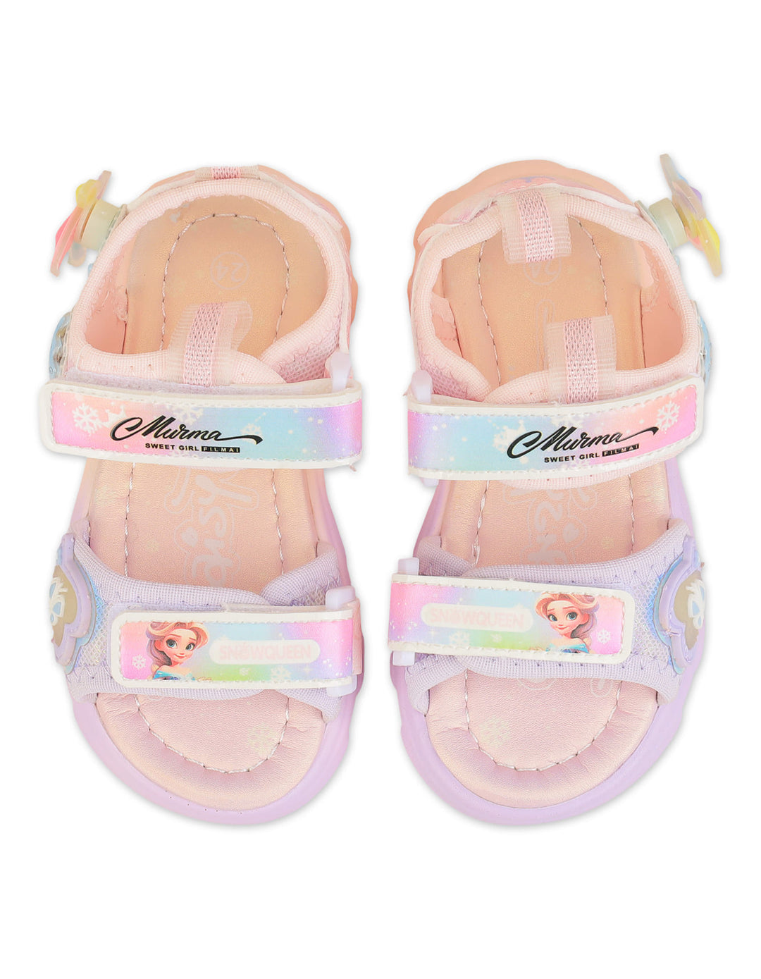 Girl Sandals Snow Queen Pink at Zubaidas