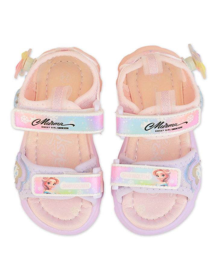 Girl Sandals Snow Queen Pink at Zubaidas
