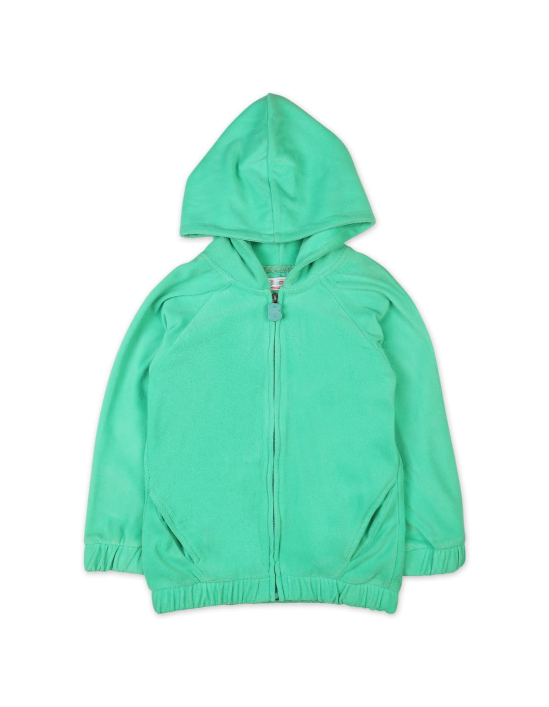 Girls Casual Winter Jackets Bambies Hooded Mint Green at Zubaidas