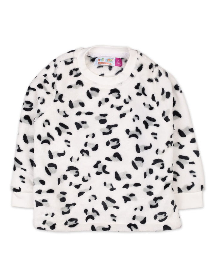 Girls Night Suit Sets Bambies Dalmatian White at Zubaidas Pakistan