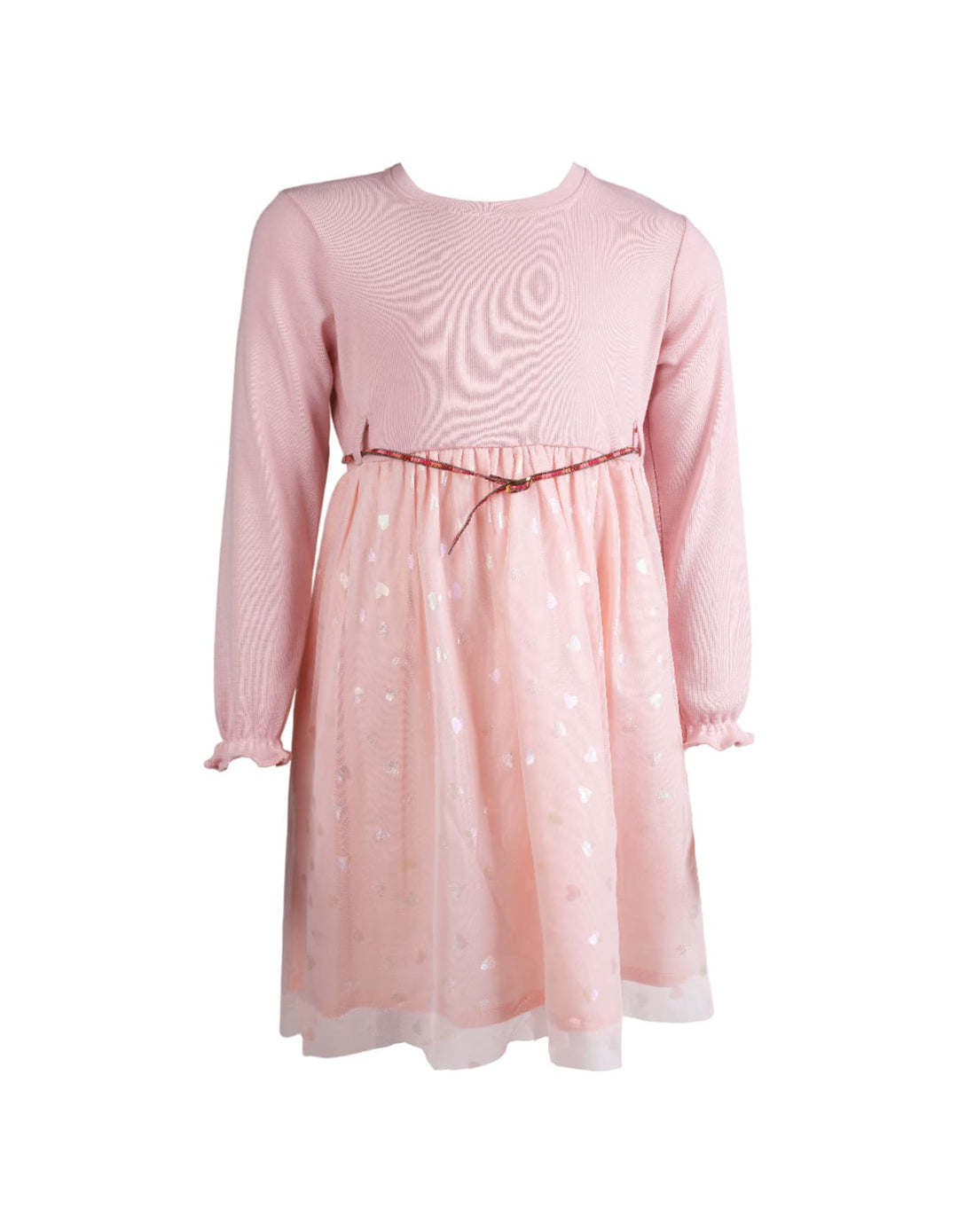 Girls Party Outfits Bambies Heart Mesh Light Peach at Zubaidas