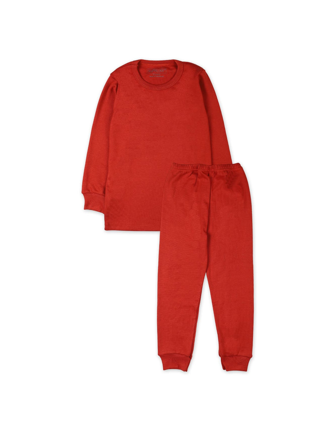 Girls Thermal Suit Set Bambies Red at Zubaidas