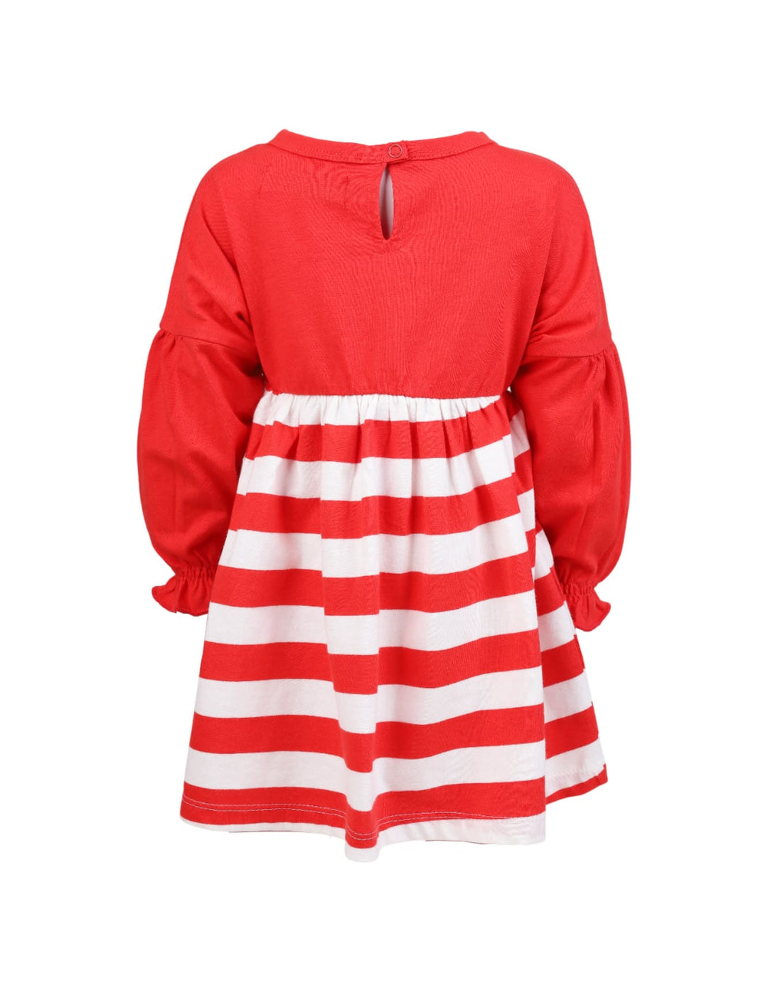 Girls Winter Dresses Bambies Wave Print Red at Zubaidas Pakistan