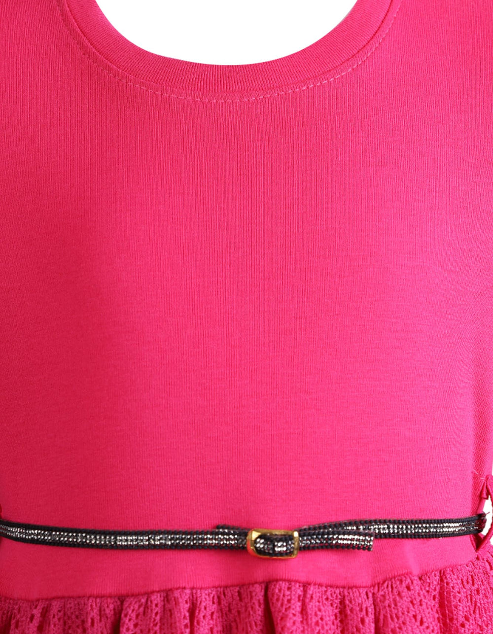 Girls Winter Clothes Bambies Lace Mesh Shocking Pink at Zubaidas Pakistan