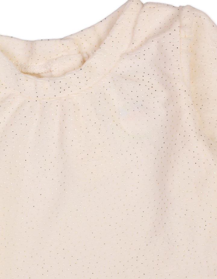 Girls Winter Co Ord Clothing Sets Bambies Glitter Cream at Zubaidas Official