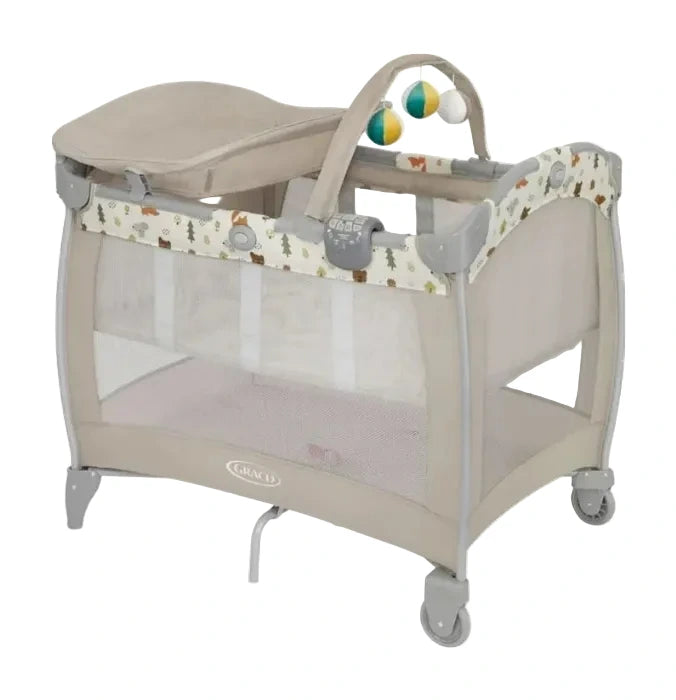 Graco Contour Electra Travel Cot Nature Trail 9D898NTLEU at Zubaidas
