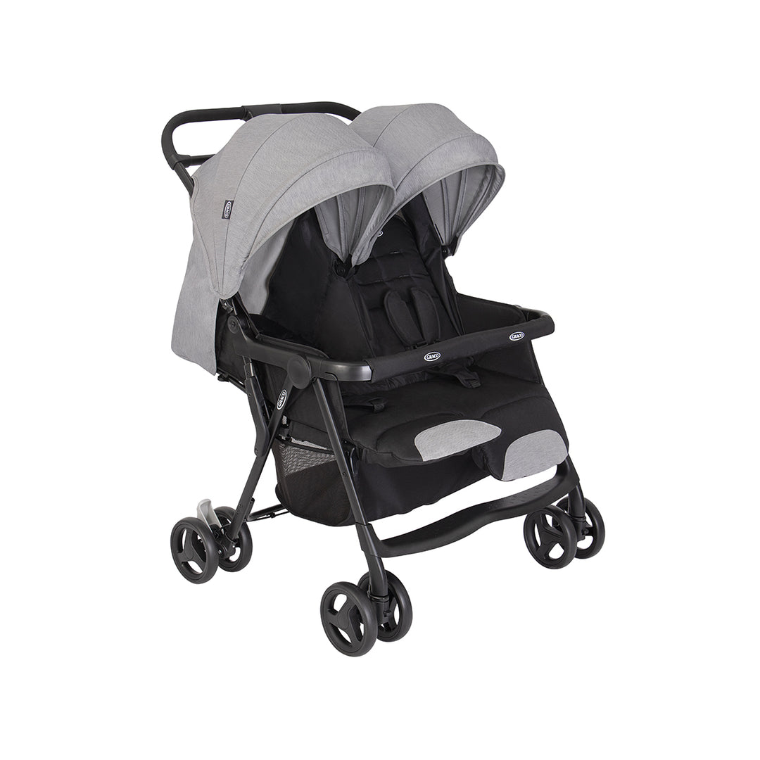 Graco DuoRider Lightweight Double Pushchair Steeple Grey at Zubaidas Most Trusted Online Baby Kids and Moms Store in Pakistan for over 50 years