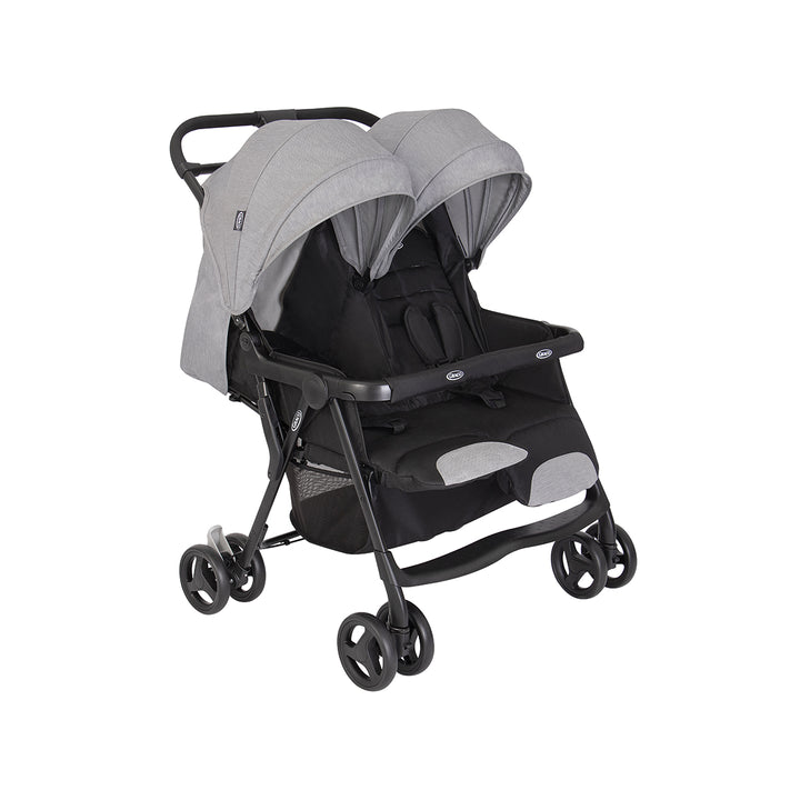 Graco DuoRider Lightweight Double Pushchair Steeple Grey at Zubaidas Most Trusted Online Baby Kids and Moms Store in Pakistan for over 50 years