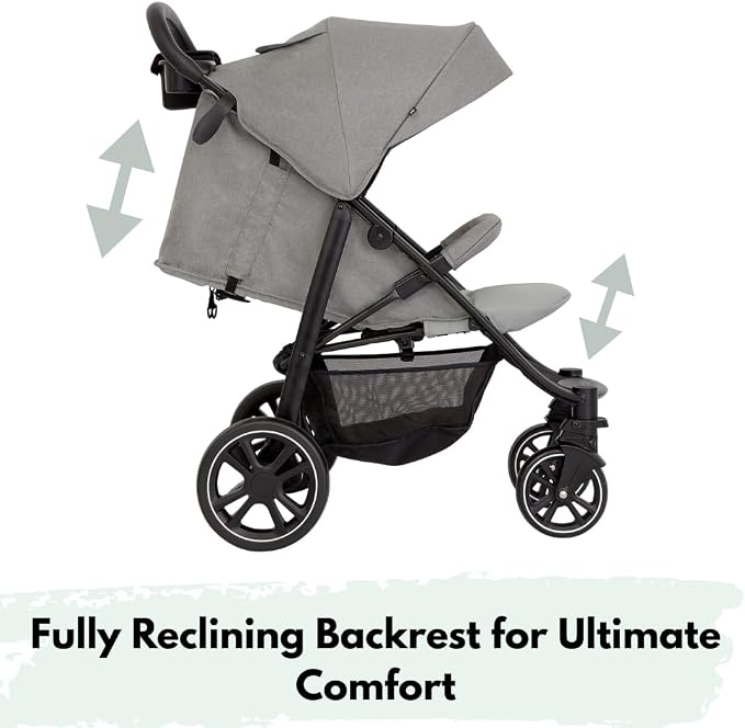 Graco EezeFold DLX Lightweight Infant Stroller Lunar Grey at Zubaidas Official Pakistan
