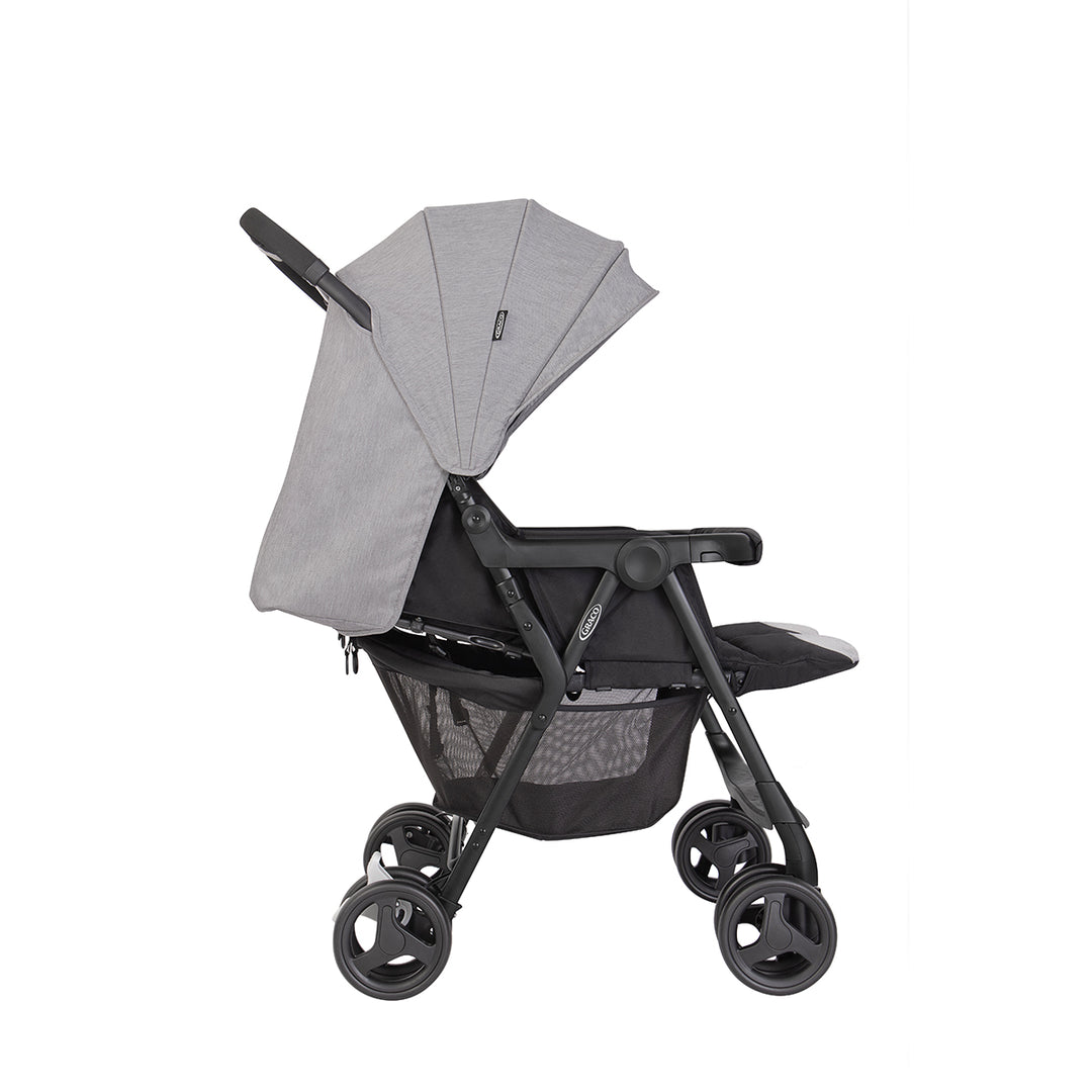 Graco Lightweight Double Pushchair Steeple Grey at Zubaidas The Biggest Collection of Baby Strollers in Pakistan